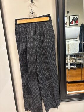 RW&CO. Black Polka Dot Wide-Leg Pants